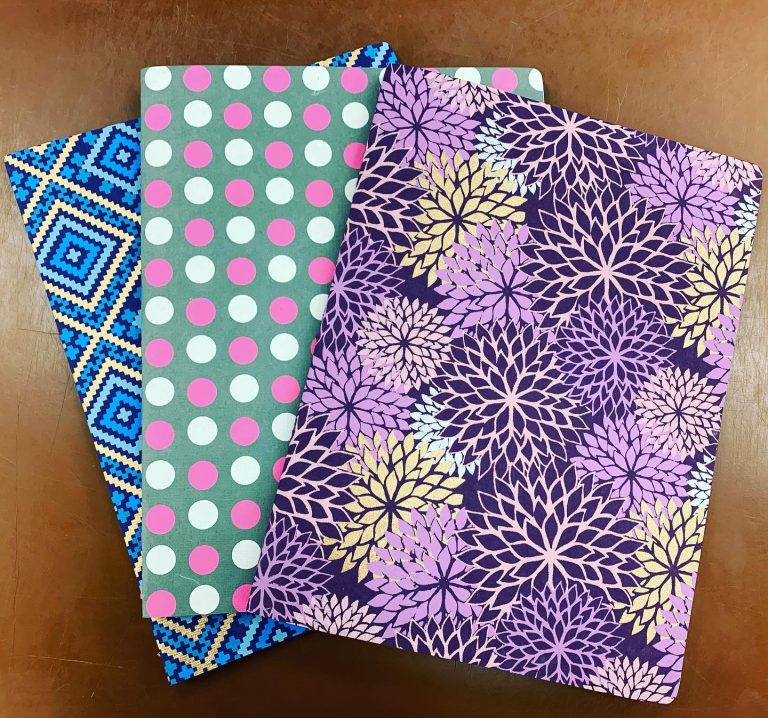 Read more about the article 48-page 9â€ x 12â€ (ish) sketchbooks made with bright white, 80 pound drawing pape