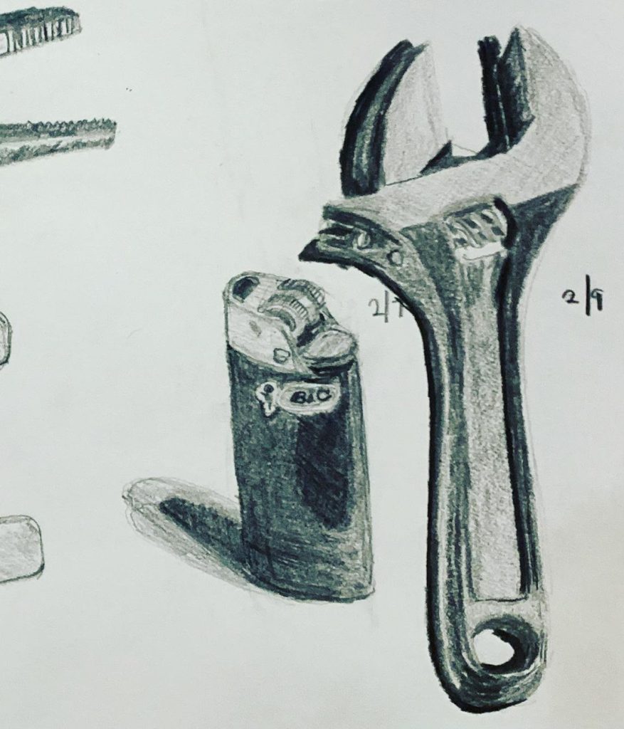 Read more about the article Consecutive Day 527. Playing with Faber Castell Graphite Matt pencils.