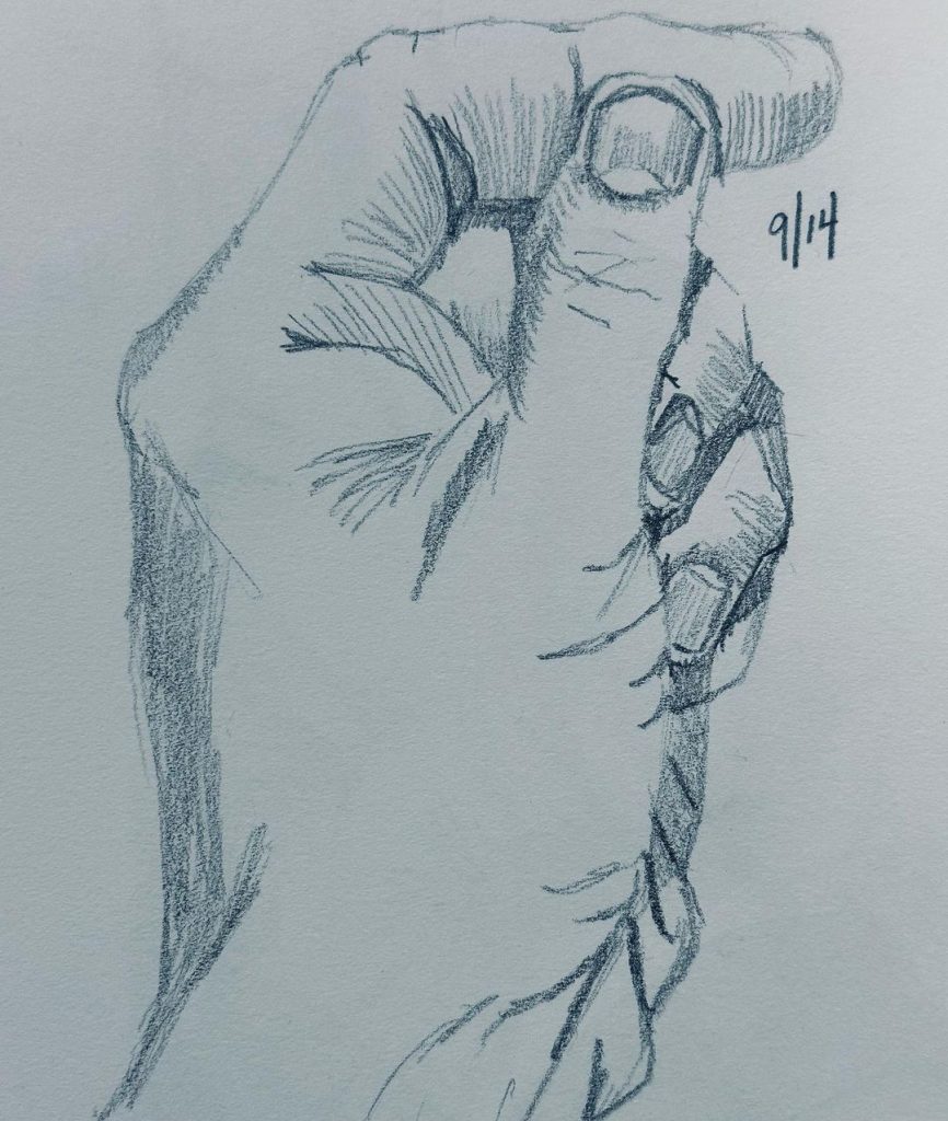 Read more about the article Consecutive day 1,109; Strada easel day 14.