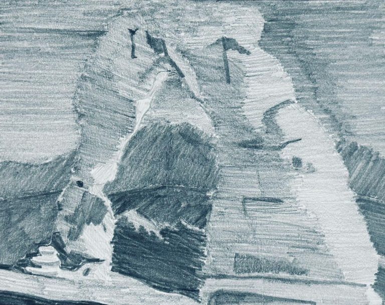 Read more about the article Day 1,000. I sort of thought that 30 days of mass tone drawings might smooth out