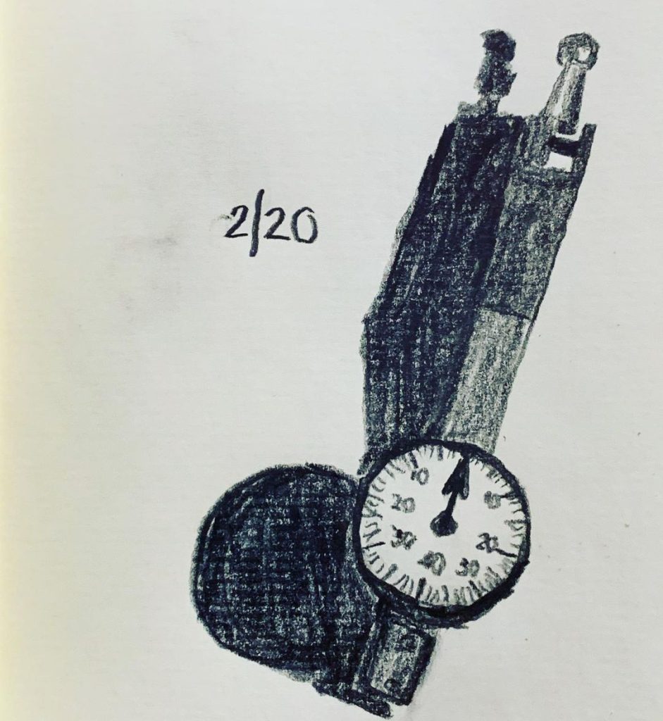 Read more about the article Day 173. Brown & Sharpe model two test indicator.