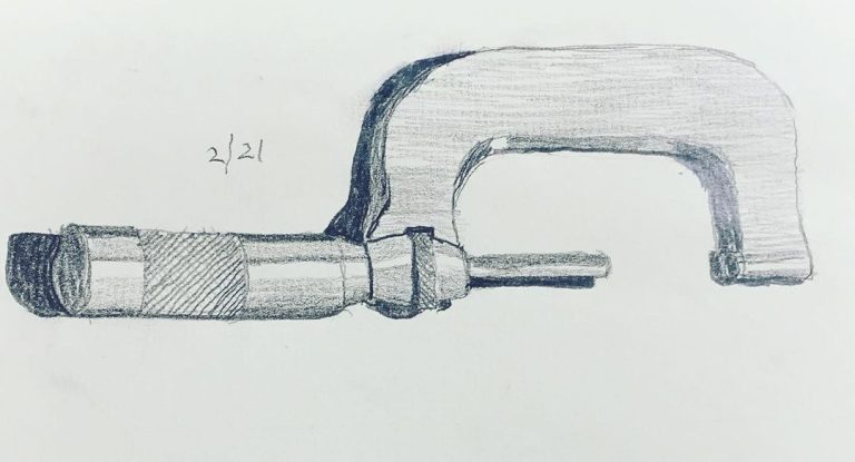 Read more about the article Day 174. Brown & Sharpe  micrometer.