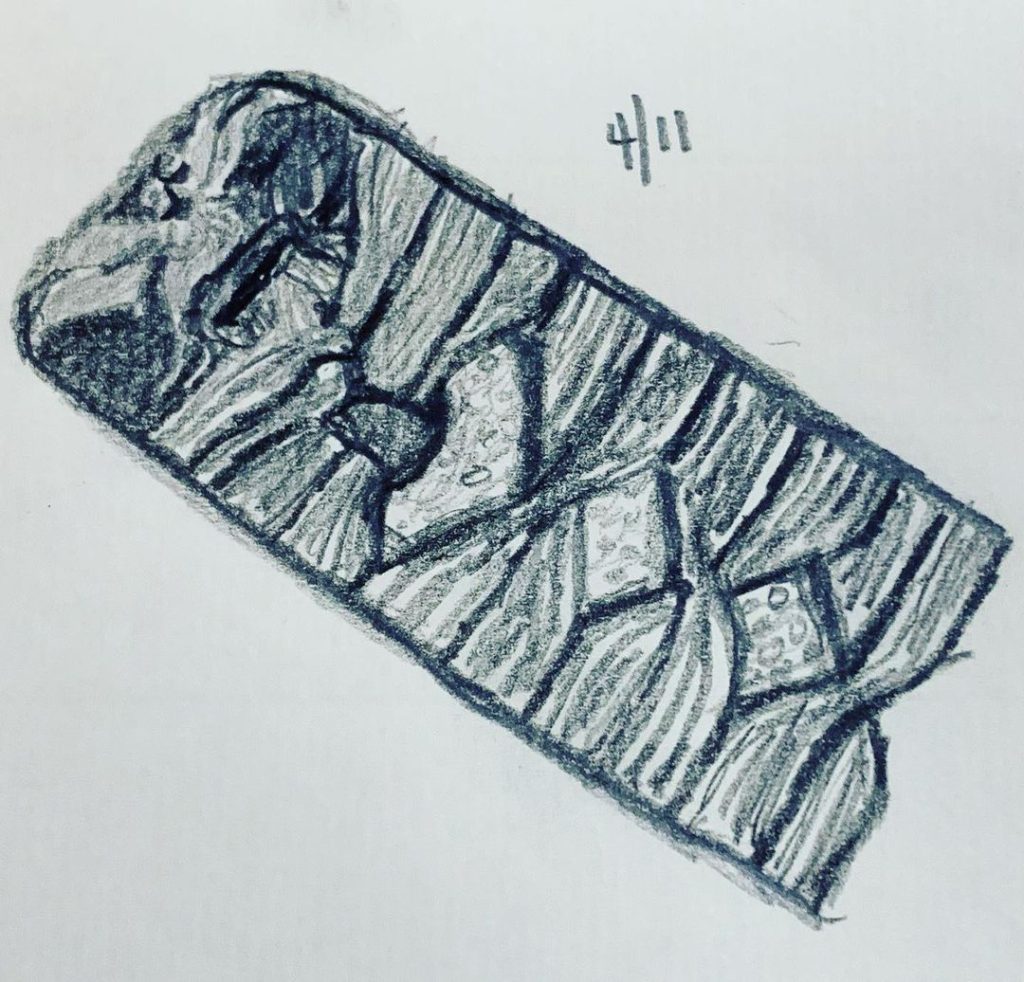 Read more about the article Day 223. Iaito kashima & lower tsuka.