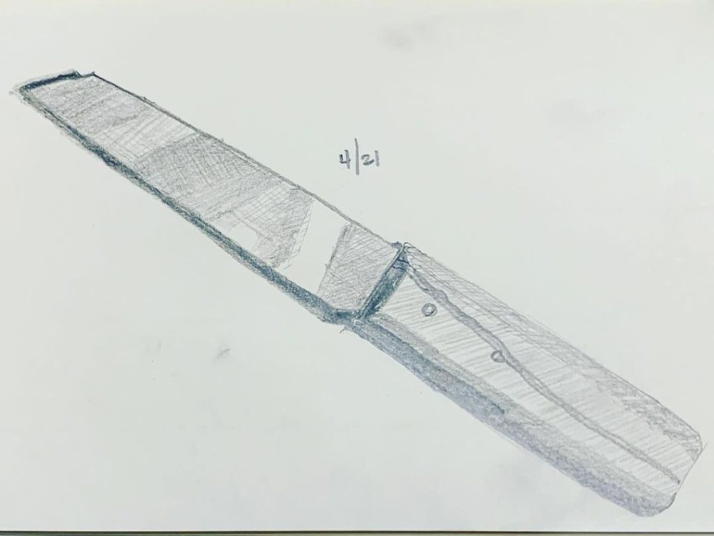 Read more about the article Day 233. Paper knife from my book box.