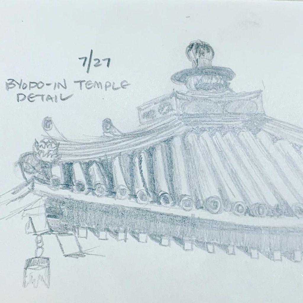 Read more about the article Day 330. Byodo-in temple detail.