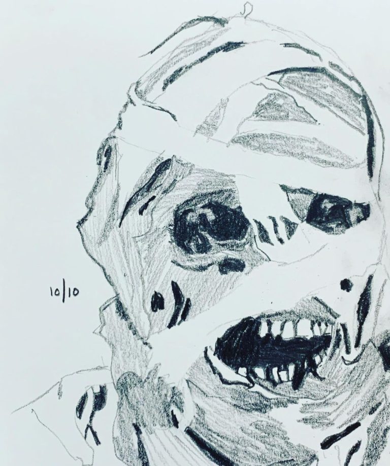 Read more about the article Day 405. Doctor Who â€œMummy on the Orient Expressâ€. 12th Doctor. Mummy.