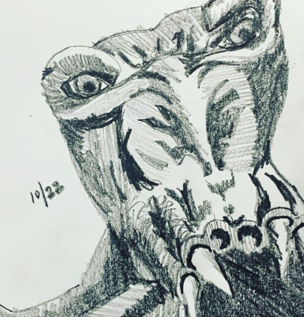 Read more about the article Day 417. Bat. Doctor Who â€œSchool Reunionâ€.