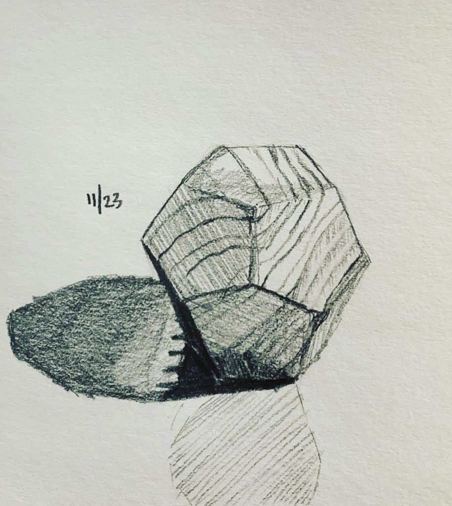 Read more about the article Day 449. Another stab at the dodecahedron.