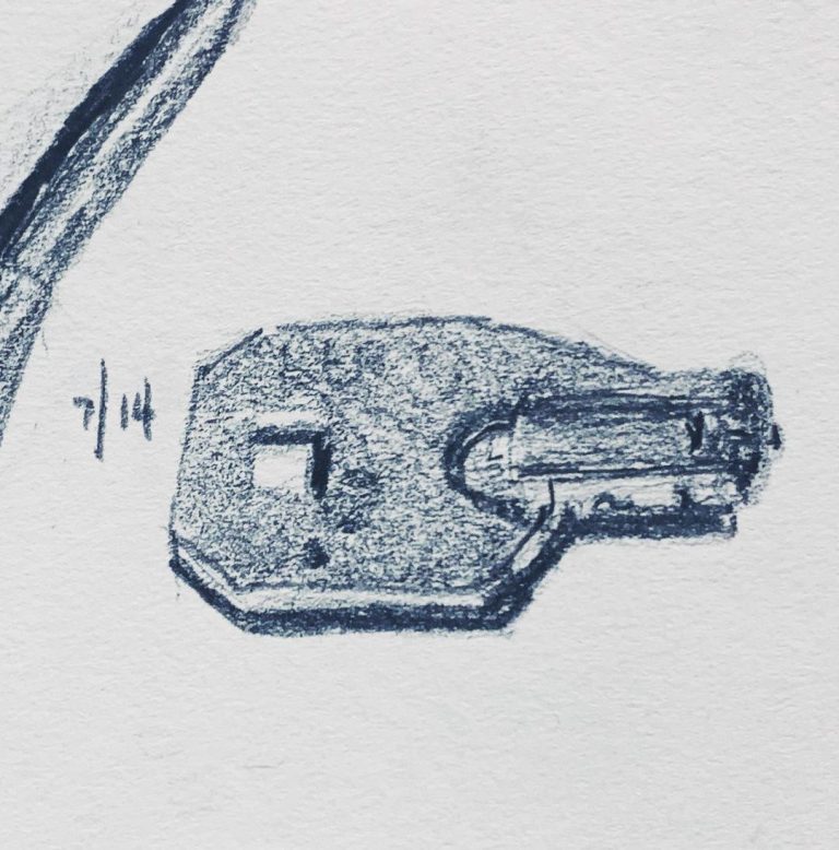 Read more about the article Day 682. Key to the Kennedy box of magical art tools.