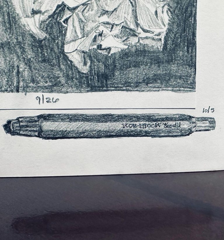 Read more about the article Day 765. Apparently, Iâ€™m exploring the 5.6mm lead holder stash.