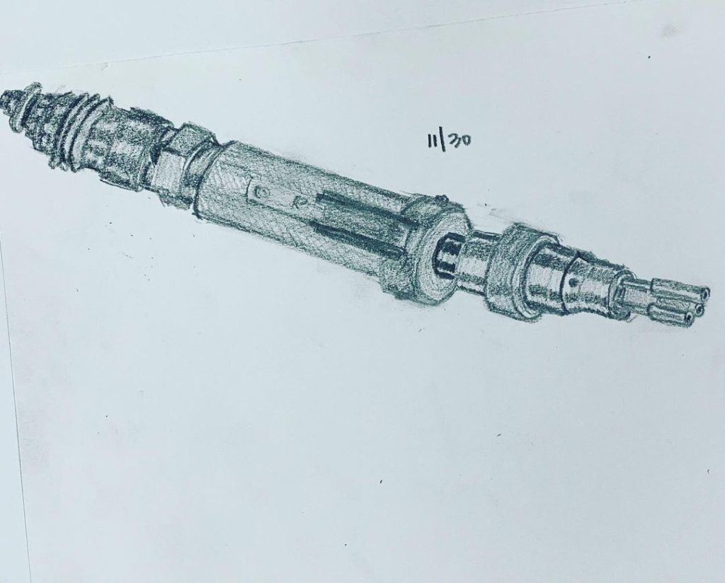 Read more about the article Day 91. Neglected to post last night; todayâ€™s drawing will be along shortly.