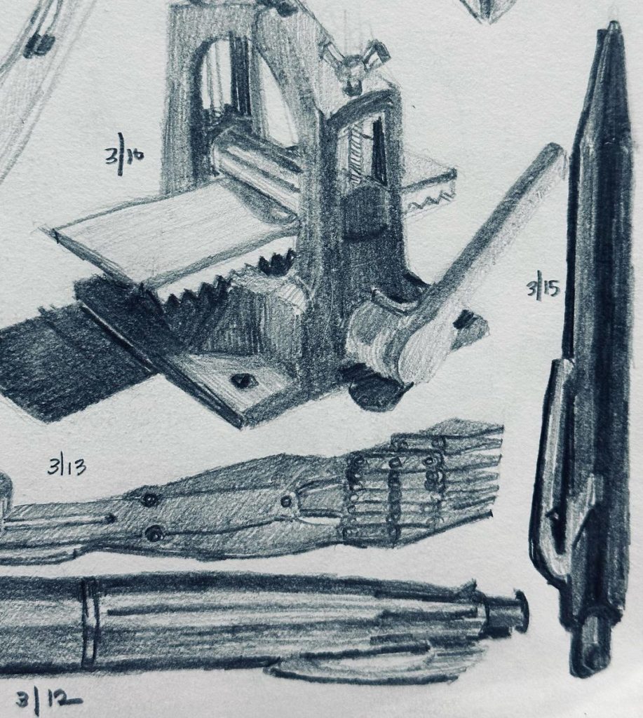 Read more about the article Day 926. I fell in love with caran dâ€™ache lead holders back in the when that was