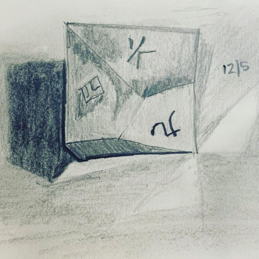 Read more about the article Day 96.  An ice age back, I backed these metal polyhedral dice with kanji/hanzi