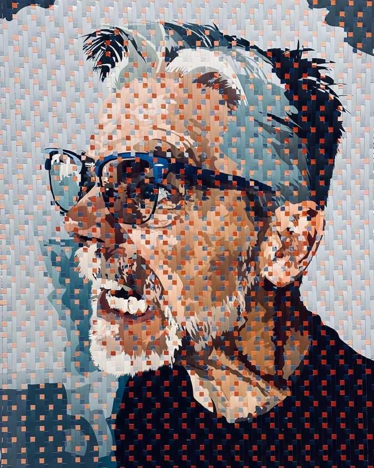 Read more about the article I finished weaving my latest exploration yesterday. Itâ€™s scaled up about three t