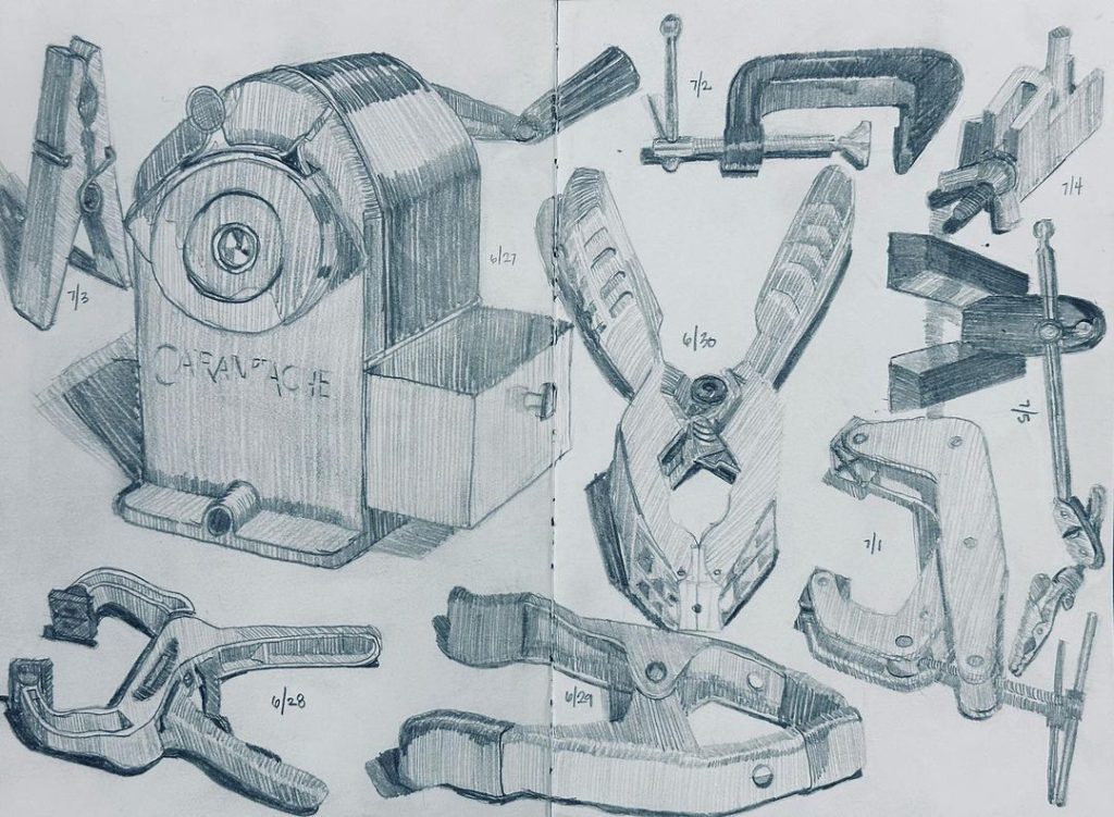 Read more about the article Nine days of graphite, now with kung-fu grip.