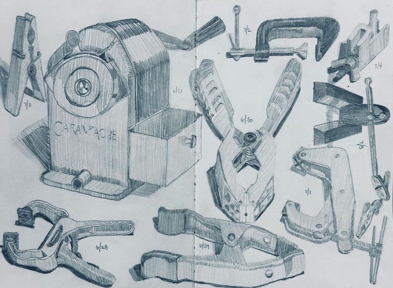 Read more about the article Nine days of graphite, now with kung-fu grip.