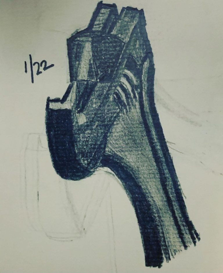 Read more about the article Strada Day 22.  Consecutive Day 144. My foreshortening needs work.